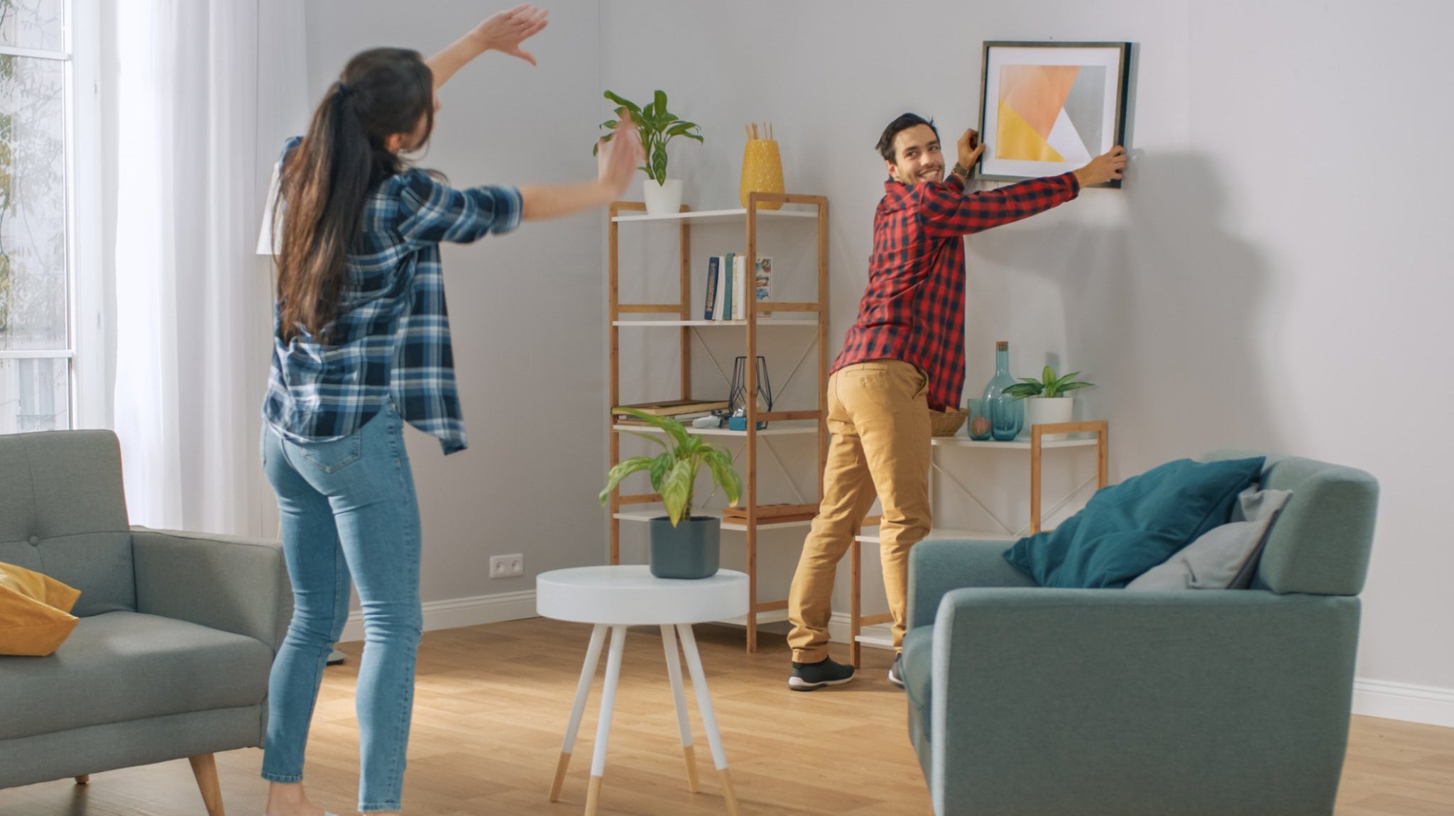 Cuando decoré mi salón con pósters decorativos