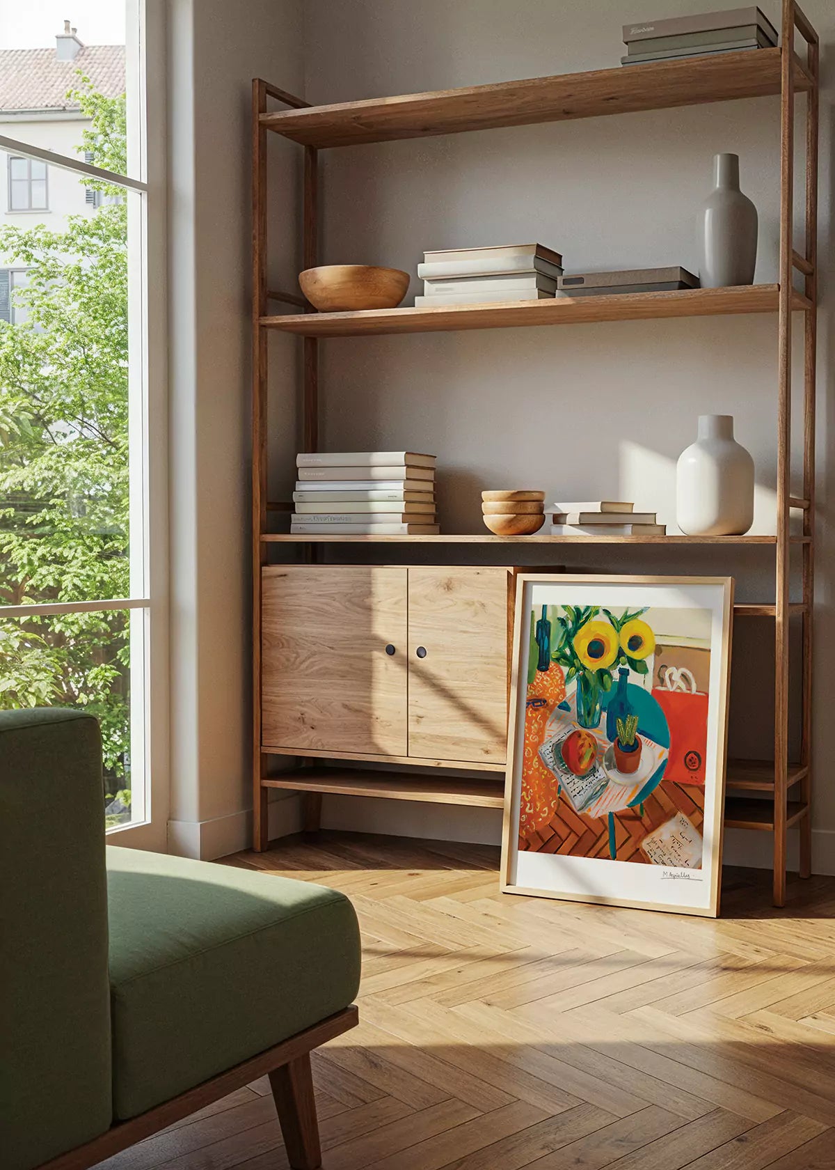 Los Girasoles cuadro