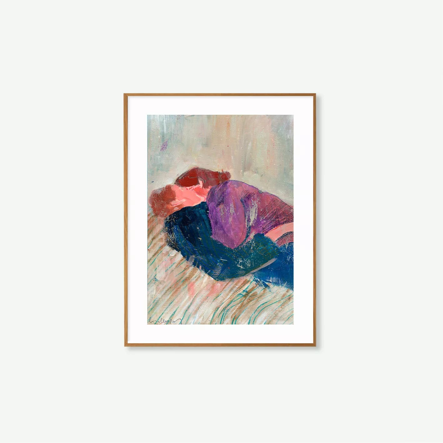 “Lámina artística inspirada en el amor y los abrazos, obra emocional de estilo contemporáneo.”