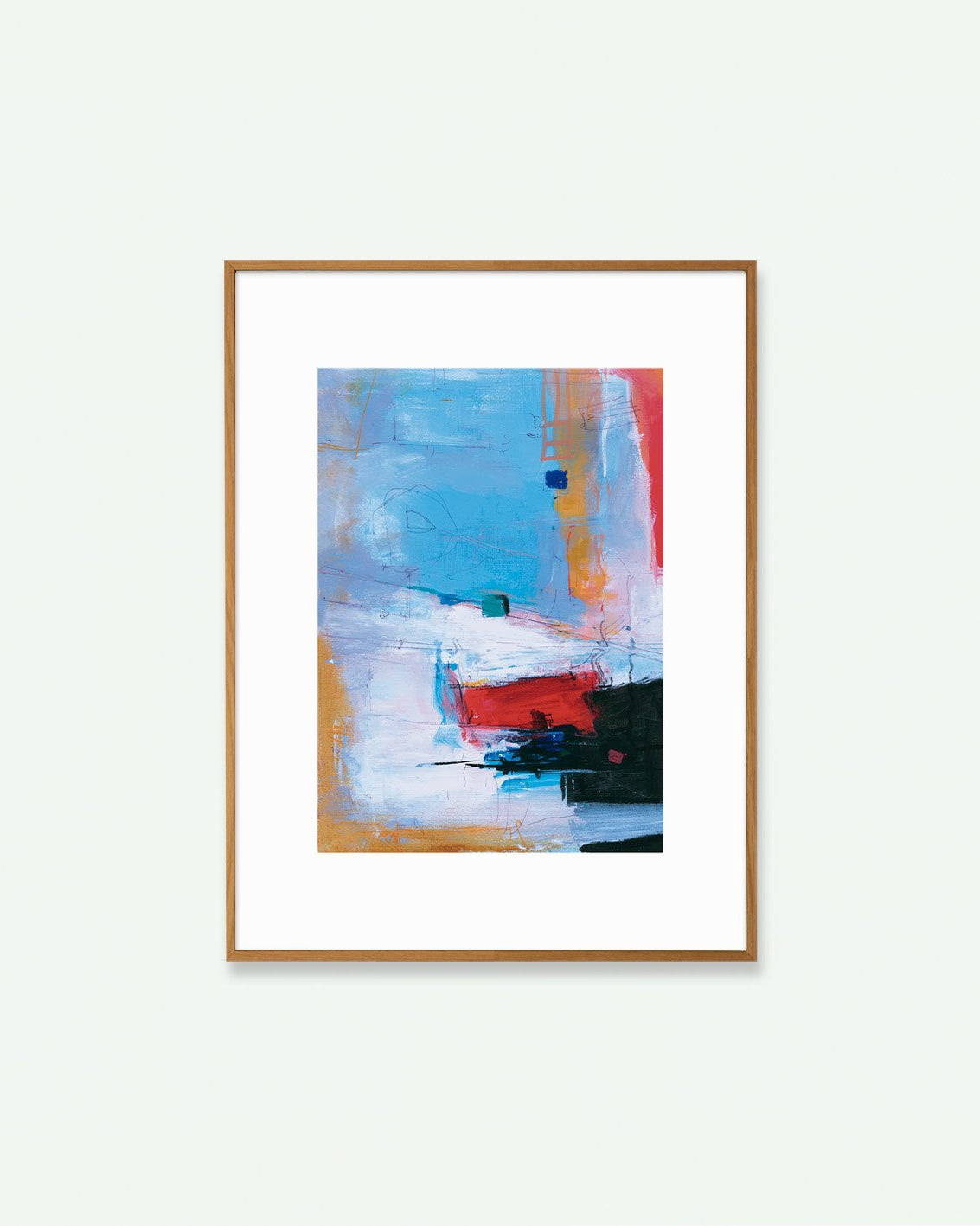 Un póster abstracto