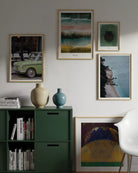 Póster print masculino de fotos y pósteres en tonos tierra.